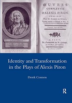 portada Identity and Transformation in the Plays of Alexis Piron (in English)
