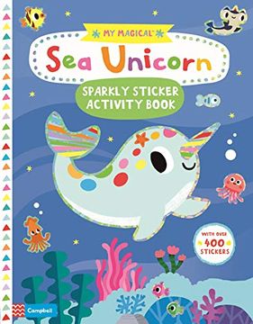 portada My Magical sea Unicorn Sparkly Sticker Activity Book (in English)