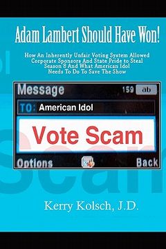 portada american idol vote scam (en Inglés)