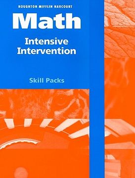 portada houghton mifflin harcourt math intensive intervention skill packs, grade 6