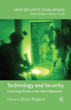 portada Technology and Security: Governing Threats in the New Millennium (in English)
