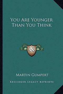 portada you are younger than you think (en Inglés)
