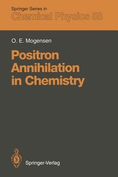 portada positron annihilation in chemistry (en Inglés)