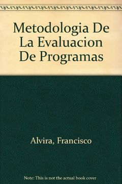 portada Metodologia De La Evaluacion De Programas (Spanish Edition)