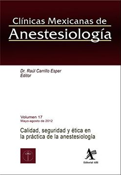 portada Calidad Seguridad y Etica en la Practica de la Anestesiologia
