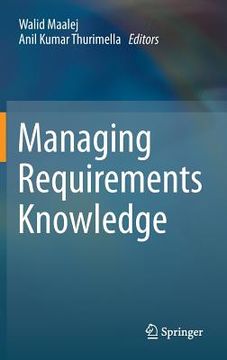 portada managing requirements knowledge (en Inglés)