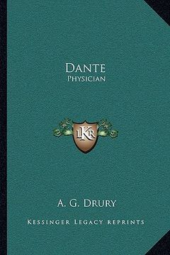 portada dante: physician (en Inglés)