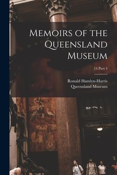 portada Memoirs of the Queensland Museum; 14 part 4 (en Inglés)