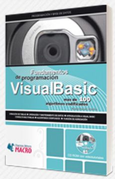 portada Fundamentos De Programacion Visual Basic Con Cd Edicion 2008