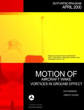 portada Motion of Aircraft Wake Vortices in Ground Effect