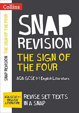 portada Collins Gcse 9-1 Snap Revision – the Sign of the Four: Aqa Gcse 9-1 English Literature Text Guide 