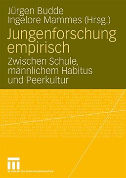 portada Jungenforschung Empirisch: Zwischen Schule, Männlichem Habitus und Peerkultur (German and English Edition) (in English)