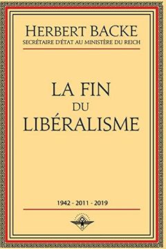 portada La fin du Libéralisme (en Francés)