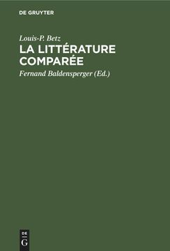 portada La Littérature Comparée (in French)