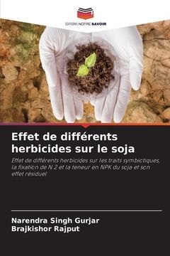 portada Effet de différents herbicides sur le soja (en Francés)