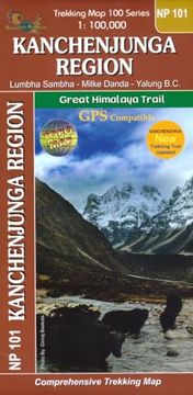 portada Kangchenjunga Region 1100000 ght Trekking map Lumbha Sambha Milke Danda Yalung bc Himalaya map House map