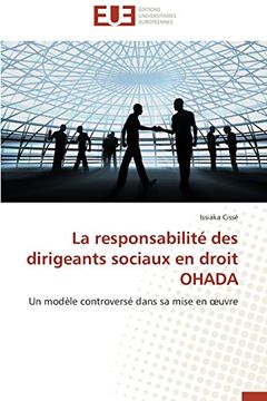 portada La Responsabilitã des Dirigeants Sociaux en Droit Ohada (en Francés)