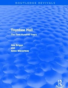 portada Toynbee Hall (Routledge Revivals): The First Hundred Years (en Inglés)