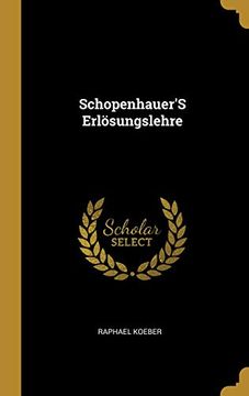 portada Schopenhauer's Erlösungslehre (en Alemán)