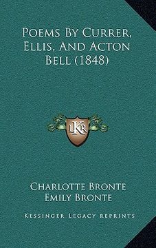 portada poems by currer, ellis, and acton bell (1848) (en Inglés)