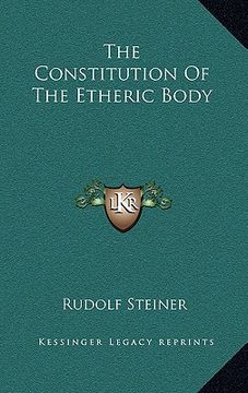 portada the constitution of the etheric body (in English)