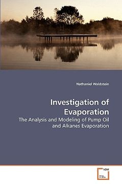 portada investigation of evaporation (en Inglés)