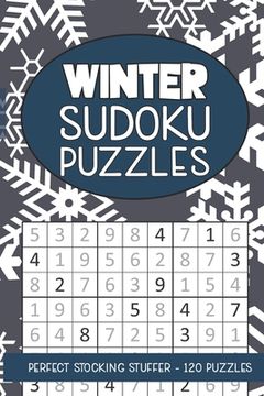 portada Winter Sudoku Puzzles: Seasonal Numbers Solve Activity Book for Kids and Adults