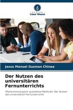 portada Der Nutzen des universitären Fernunterrichts (en Alemán)