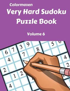 portada Very Hard Sudoku Puzzle Book Volume 6 (en Inglés)