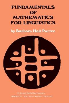 portada fundamentals of mathematics for linguistics (in English)