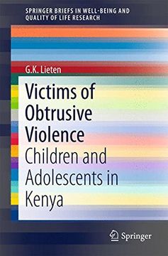 portada Victims of Obtrusive Violence: Children and Adolescents in Kenya (Springerbriefs in Well-Being and Quality of Life Research) (in English)