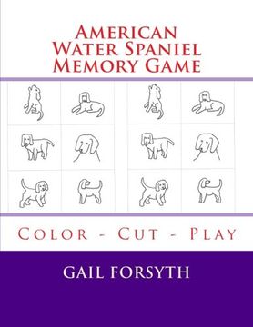 portada American Water Spaniel Memory Game: Color - Cut - Play