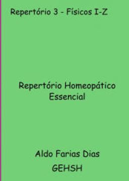 portada Repertório 3 - Físicos i-z Repertório Homeopático (en Portugués)