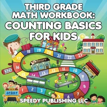 portada Third Grade Math Workbook: Counting Basics for Kids