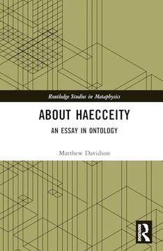 portada About Haecceity (Routledge Studies in Metaphysics) (en Inglés)