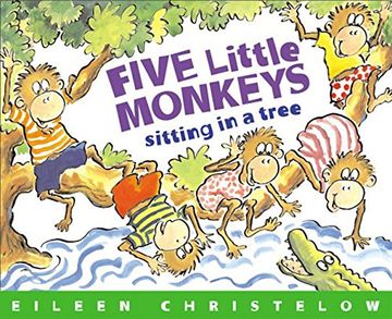 portada Five Little Monkeys Sitting in a Tree (en Inglés)