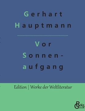 portada Vor Sonnenaufgang (en Alemán)