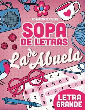 portada SOPA DE LETRAS de La Abuela: LETRA GRANDE, sopa de letras en espanol para adultos