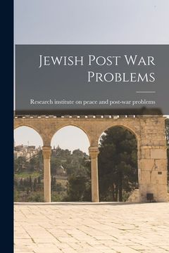 portada Jewish Post War Problems (en Inglés)