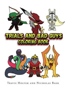 portada Trials and Bad Guys Coloring Book