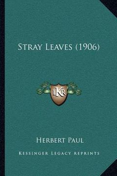portada stray leaves (1906)