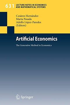 portada Artificial Economics: The Generative Method in Economics (Lecture Notes in Economics and Mathematical Systems) (in English)