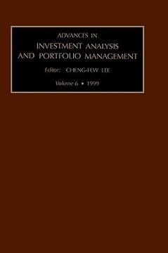 portada advances in investment analysis and portfolio management, volume 6