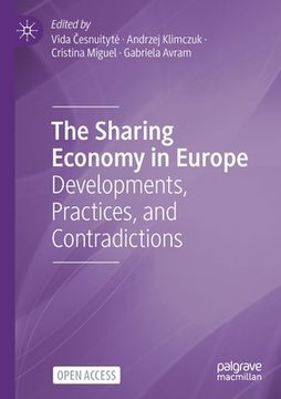 portada The Sharing Economy in Europe: Developments, Practices, and Contradictions (en Inglés)