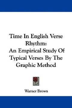 portada time in english verse rhythm: an empirical study of typical verses by the graphic method (en Inglés)
