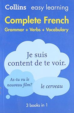 portada Complete French Grammar Verbs Vocabulary: 3 Books in 1 (Collins Easy Learning) (en Inglés)
