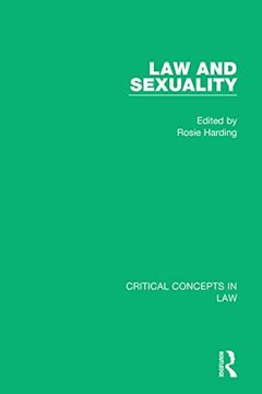 portada Law and Sexuality (Critical Concepts in Law) (in English)