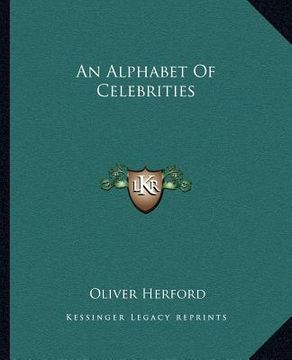 portada an alphabet of celebrities (en Inglés)