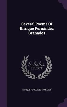portada Several Poems Of Enrique Fernández Granados (en Inglés)