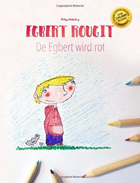 portada Egbert rougit/De Egbert wird rot: Un livre à colorier pour les enfants (Edition bilingue français-suisse allemand)